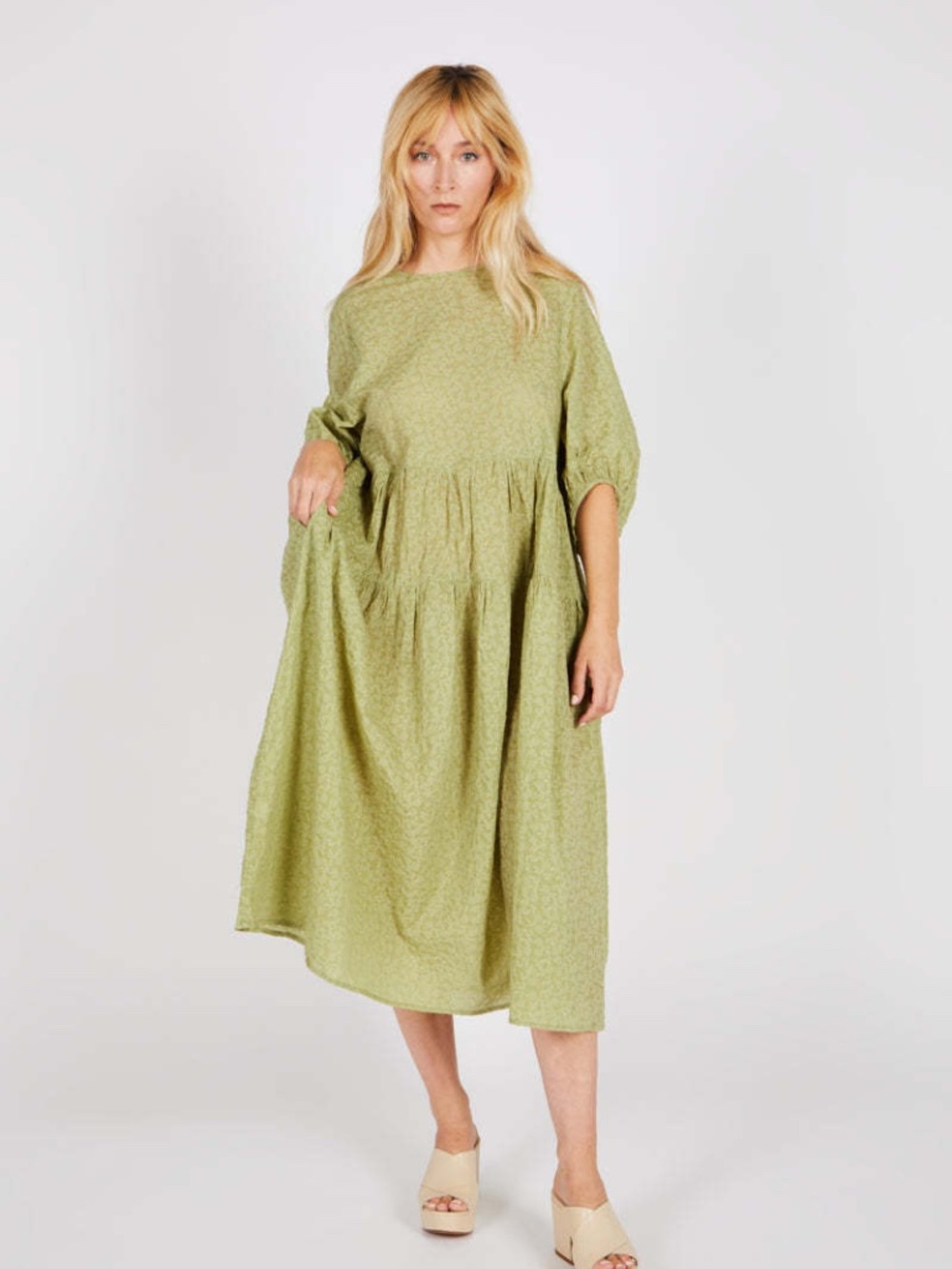 Intentionally Blank - COLLIN Dress Green